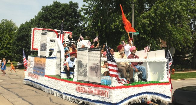 2022_Memorial Day Parade_Naperville IL_Sikhs_Decorated Float in the parade.jpg